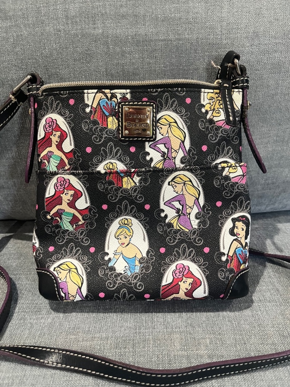 Dooney & Bourke 2015 Runway Princess Black Crossbody HTF